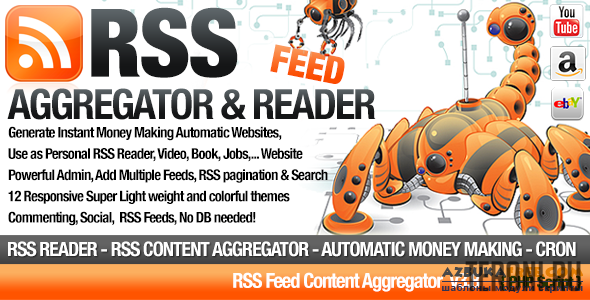 RSS news grabber - RSS Aggregator v3.8