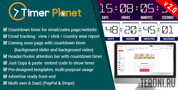Countdown script - TimerPlanet v2.0 Rus Nulled