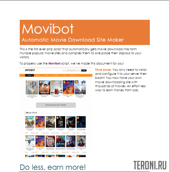 Auto-filled video site - Movibot v2.0